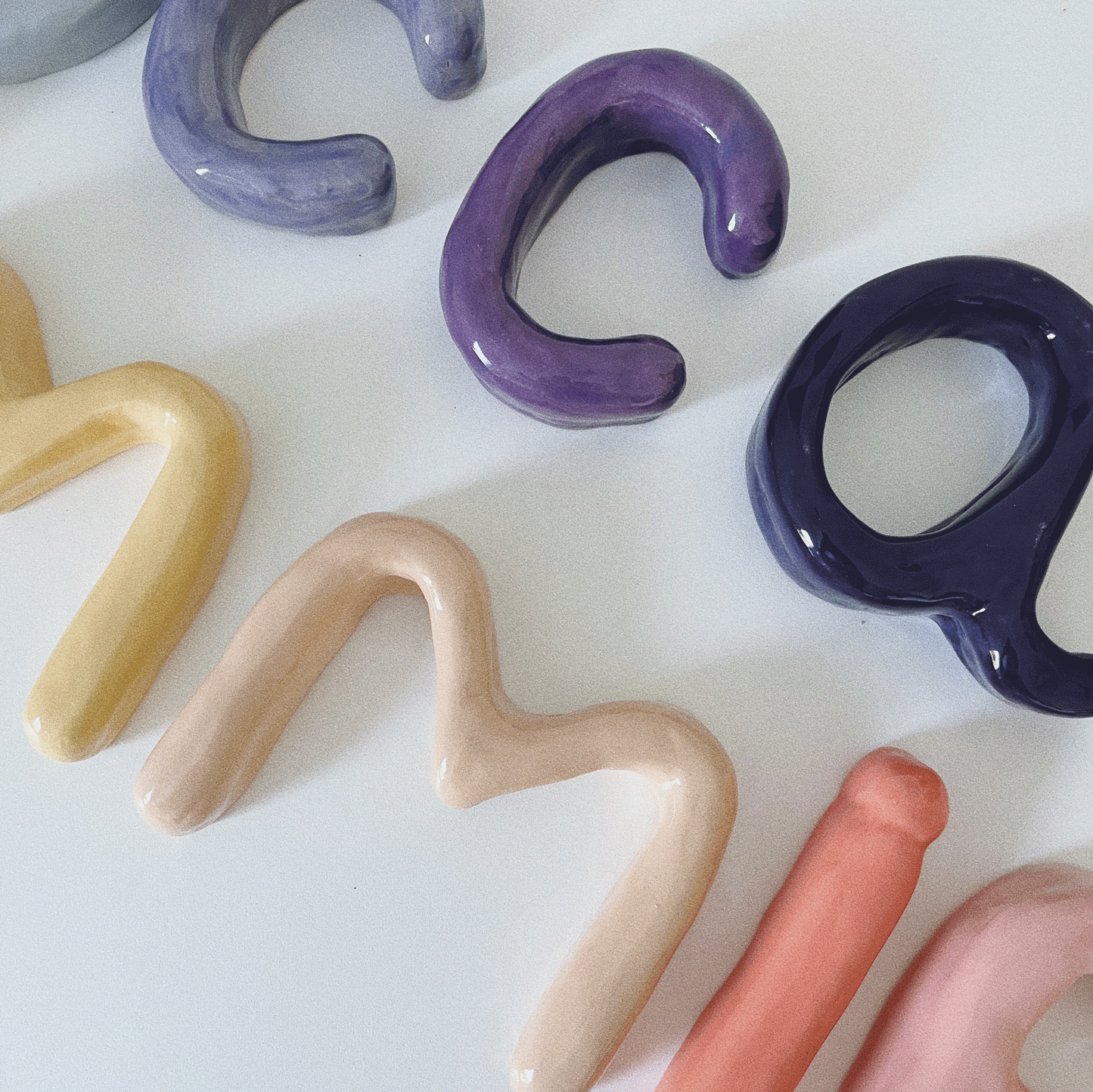 ABC - ceramic letters